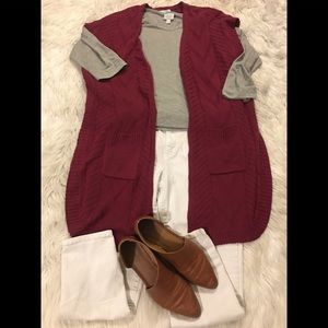 *Maurice’s* Trench Style Sweater Vest